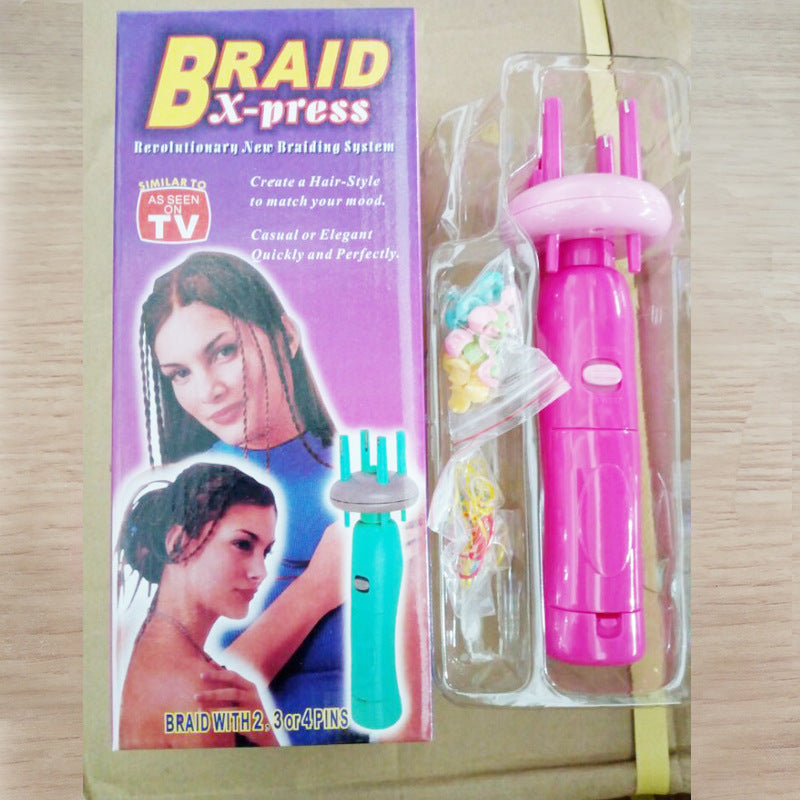 Four-head Tress Device Twist Braid Automatic Hair Braiding Machine Horse Tail Dreadlocks Tress Device Hair Band