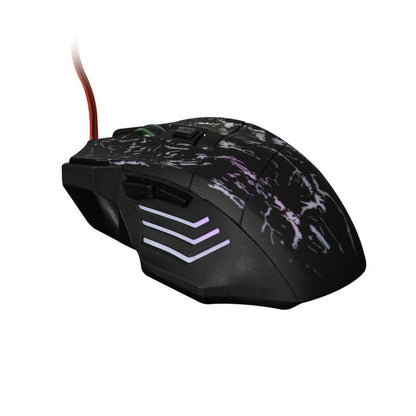 Souris Gaming Ergonomique – Haute Précision, Rétroéclairage LED & Réglage DPI