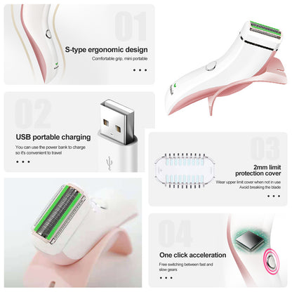 Epilator Usb Charging Razor Private Parts Manufacturer Hair Removal Instrument