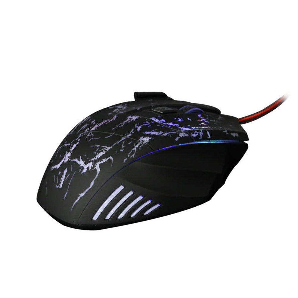 Souris Gaming Ergonomique – Haute Précision, Rétroéclairage LED & Réglage DPI