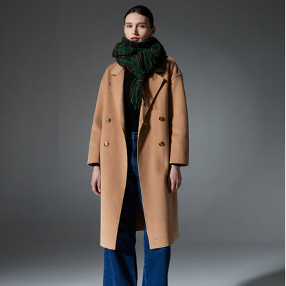 European And American Green Tassel Plaid Scarf Shawl