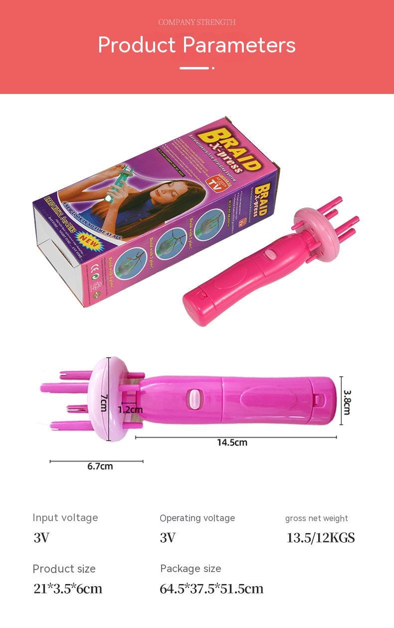 Four-head Tress Device Twist Braid Automatic Hair Braiding Machine Horse Tail Dreadlocks Tress Device Hair Band