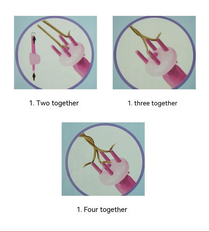 Four-head Tress Device Twist Braid Automatic Hair Braiding Machine Horse Tail Dreadlocks Tress Device Hair Band