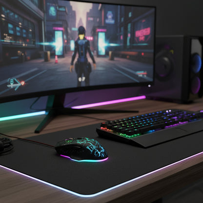 Souris Gaming Ergonomique – Haute Précision, Rétroéclairage LED & Réglage DPI